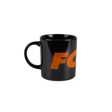 Fox Black and Orange Logo Ceramic Mug kerámia bögre