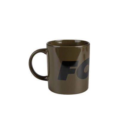 Fox Green and Black Logo Ceramic Mug kerámia bögre